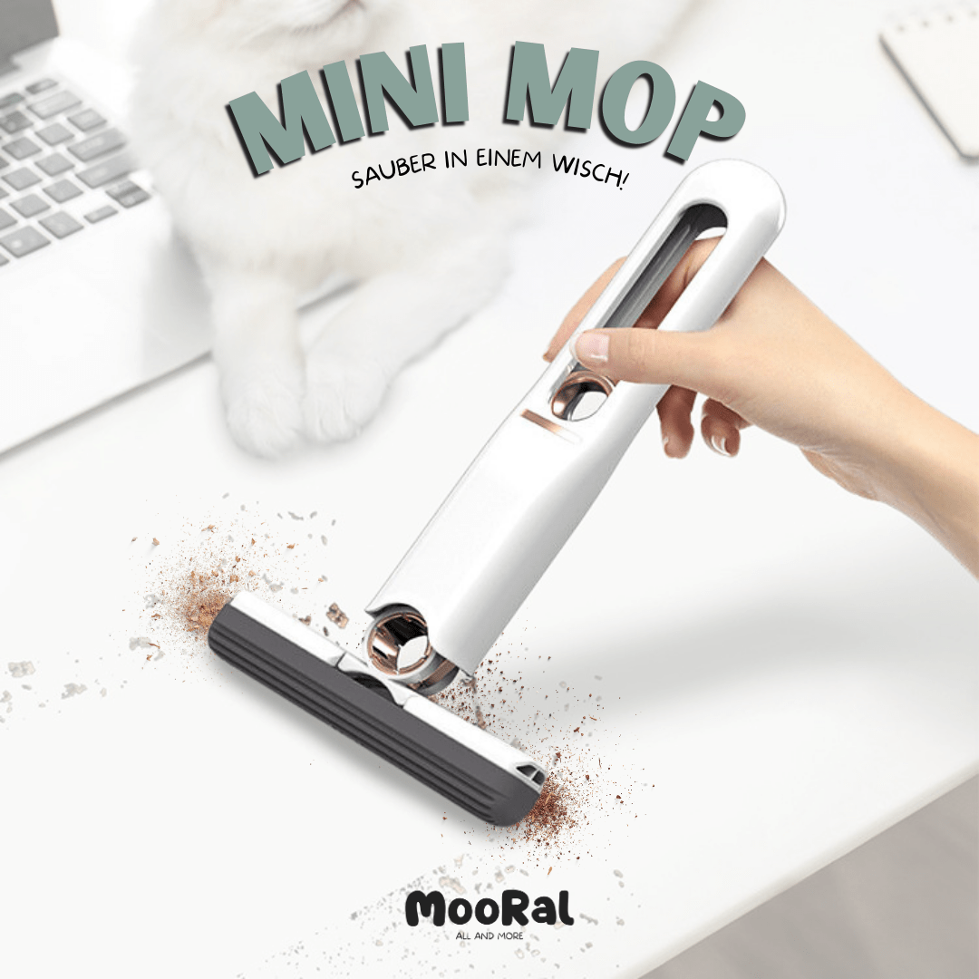 Mini Mopp Tragbar - Kleiner Wischmopp Für Reinigung