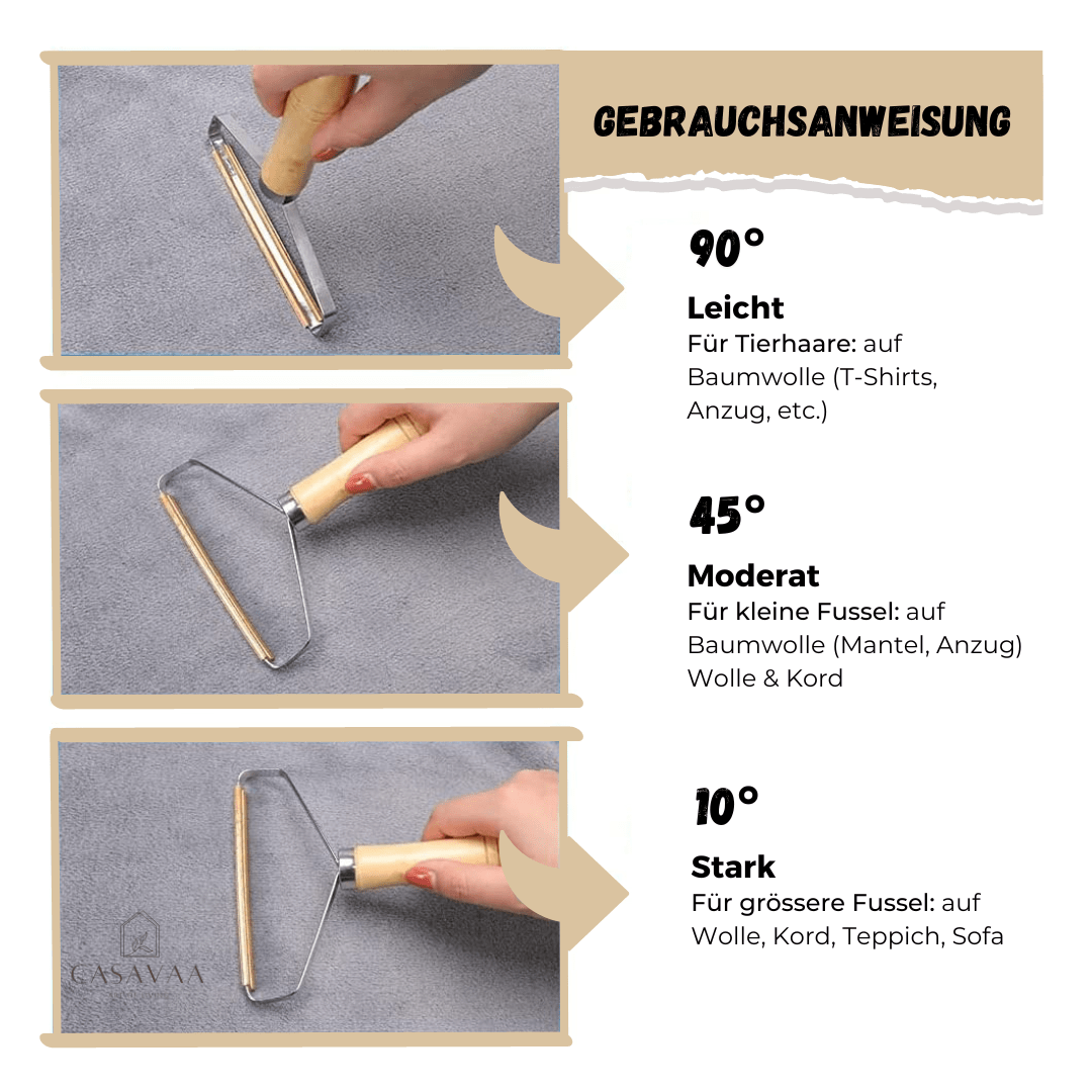 Fusselwunder™ • Haar- & Fusselentferner, Mooral