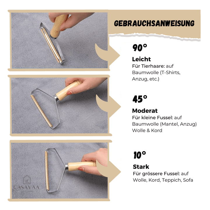 Fusselwunder™ • Haar- & Fusselentferner, Mooral