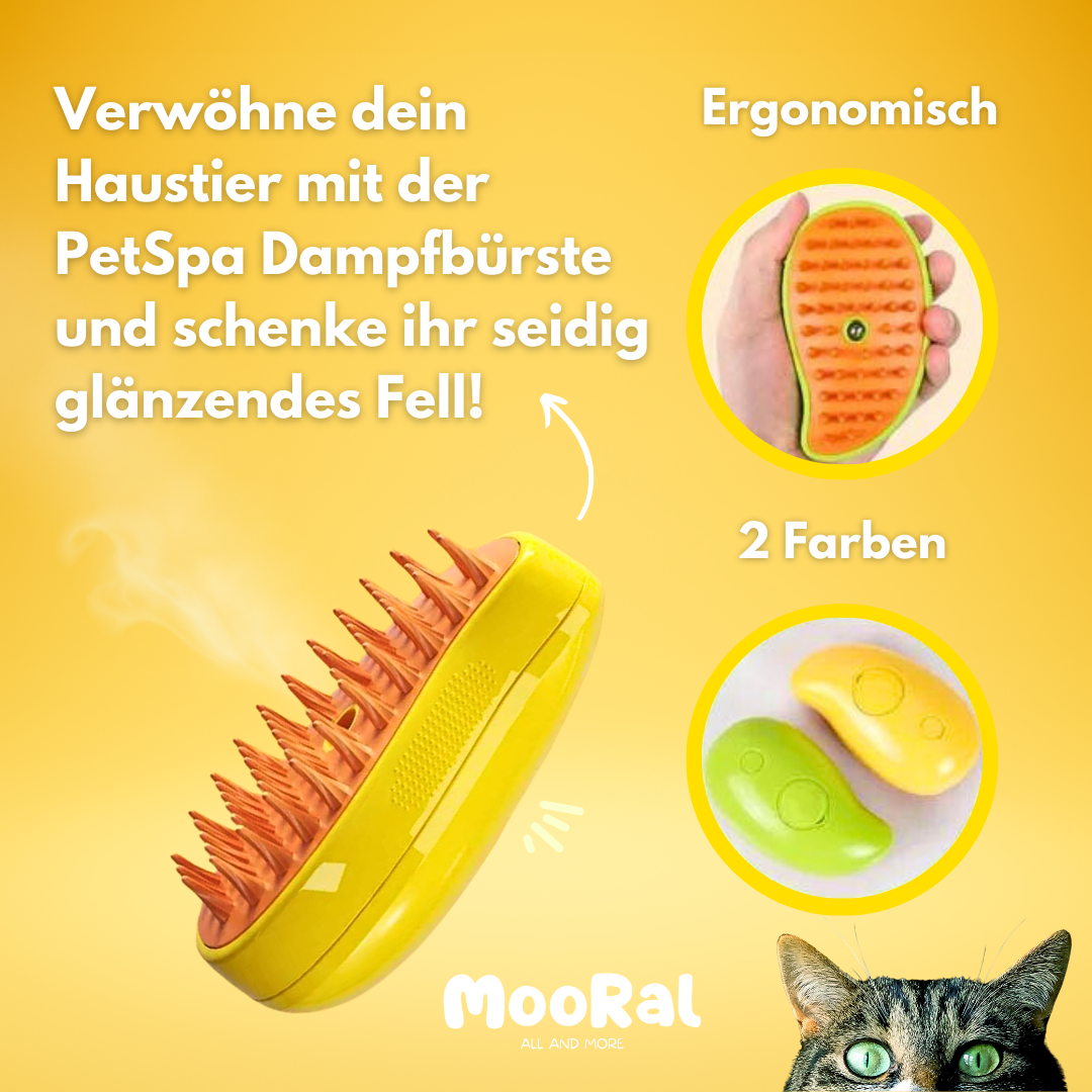 Pet Spa™ • 3 in 1 Dampfbürste