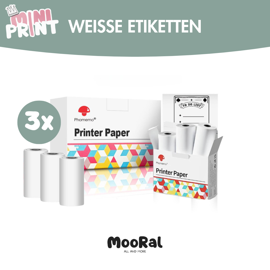 MINI PRINT™ Etiketten Rollen