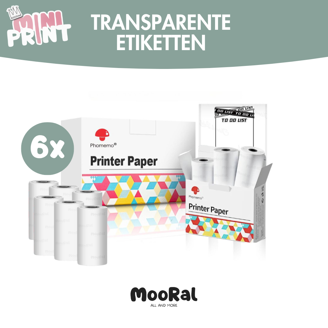 MINI PRINT™ Etiketten Rollen