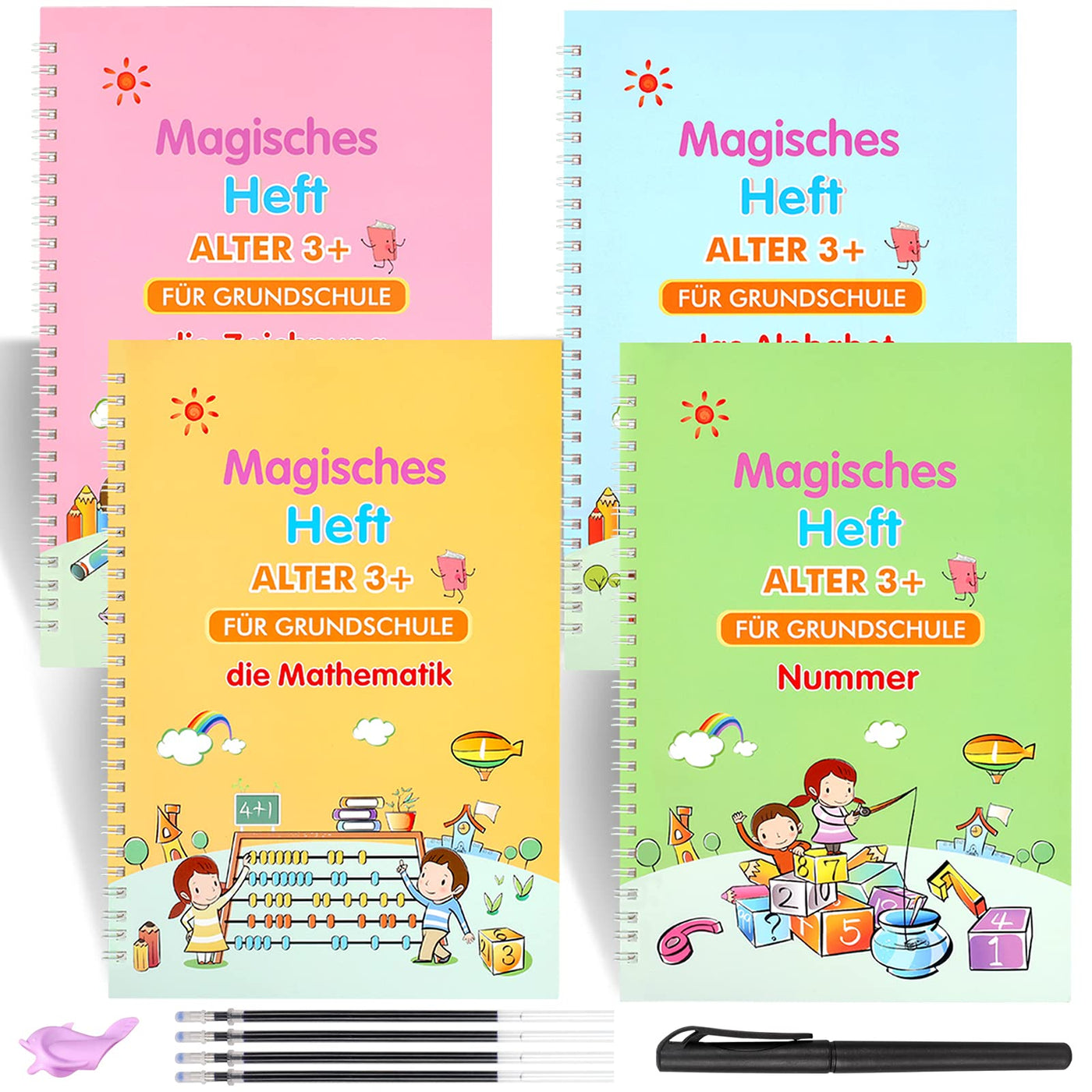 Magisches Lernheft • 4 im Set