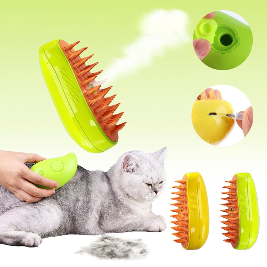 Pet Spa™ • 3 in 1 Dampfbürste