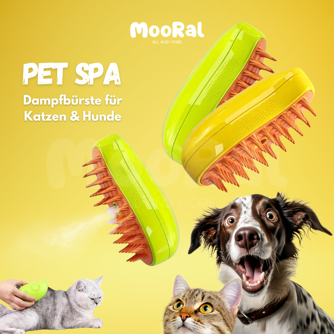 Pet Spa™ • 3 in 1 Dampfbürste