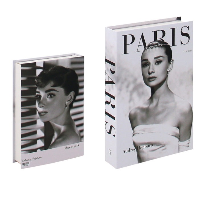 Audrey Hepburn Deko und Aufbewahrungsbuch – zeitloses Coffee Table Dekobuch