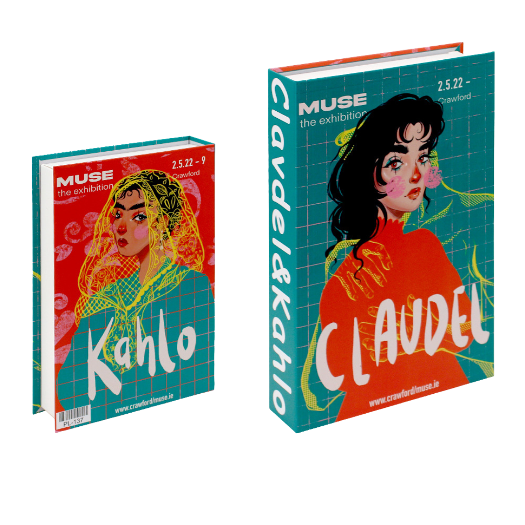 Claudel und Kahlo Deko und Aufbewahrungsbuch – Kunst Coffee Table Buch mit ikonischen Motiven