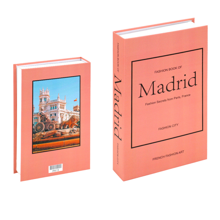 Madrid Deko und Aufbewahrungsbuch – modernes City Coffee Table Buch
