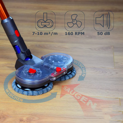 Elektrischer Wischaufsatz für Dyson V-Modelle