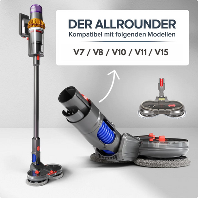 Elektrischer Wischaufsatz für Dyson V-Modelle